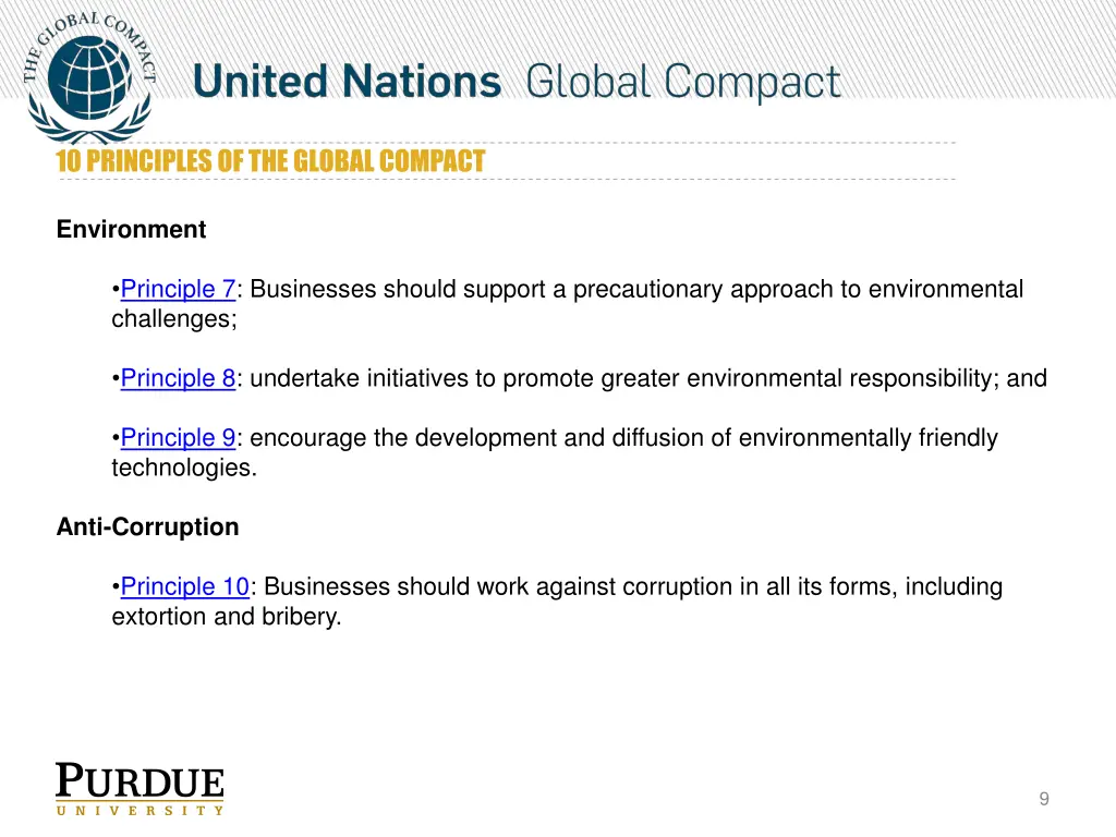 10 principles of the global compact 1