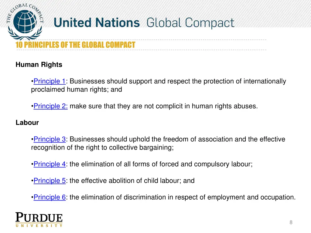 10 principles of the global compact