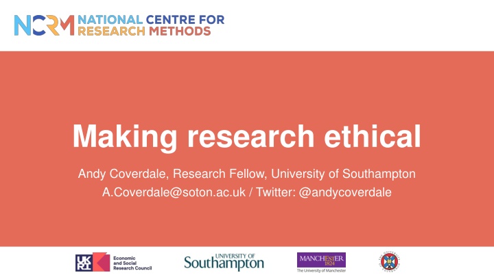making research ethical