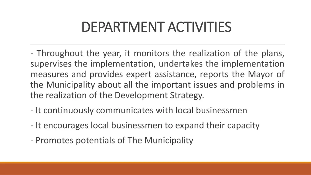 department activities department activities 1