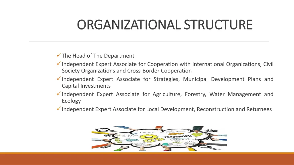 rganizational structure rganizational structure
