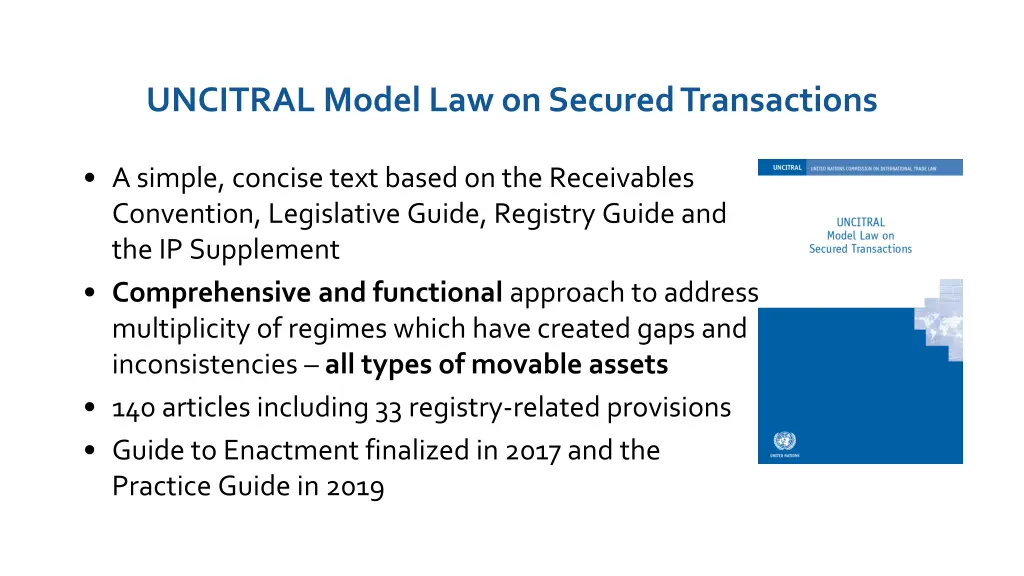 uncitral model law on secured transactions