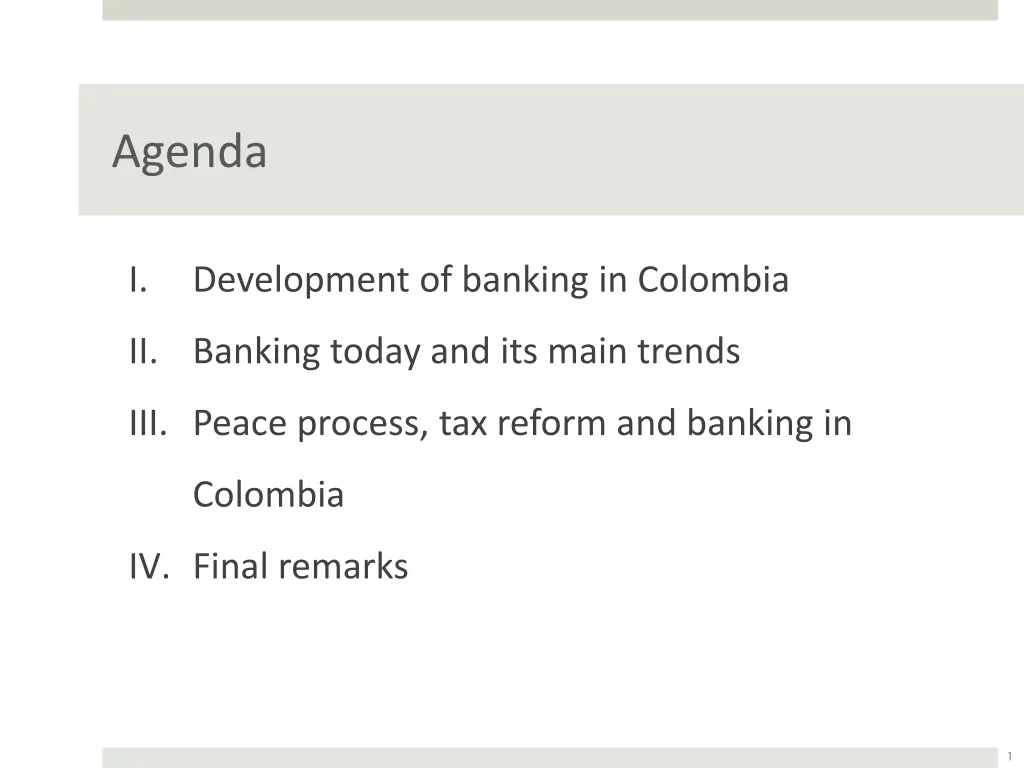 agenda