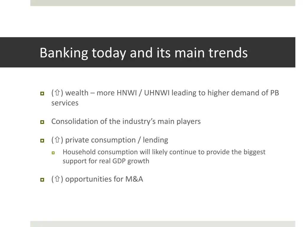 banking today and its main trends 1
