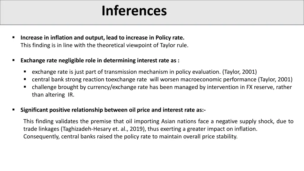 inferences