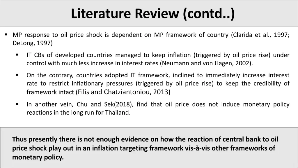 literature review contd