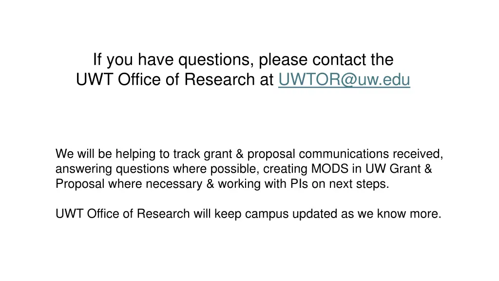 if you have questions please contact