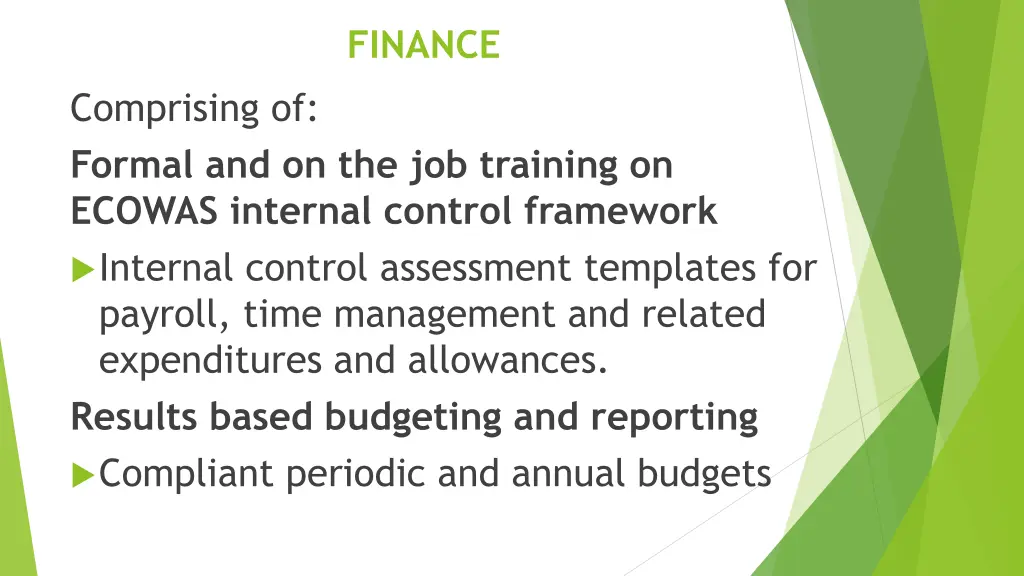 finance