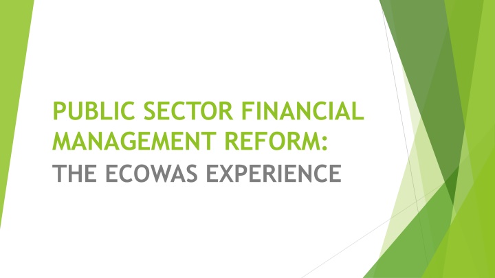public sector financial management reform