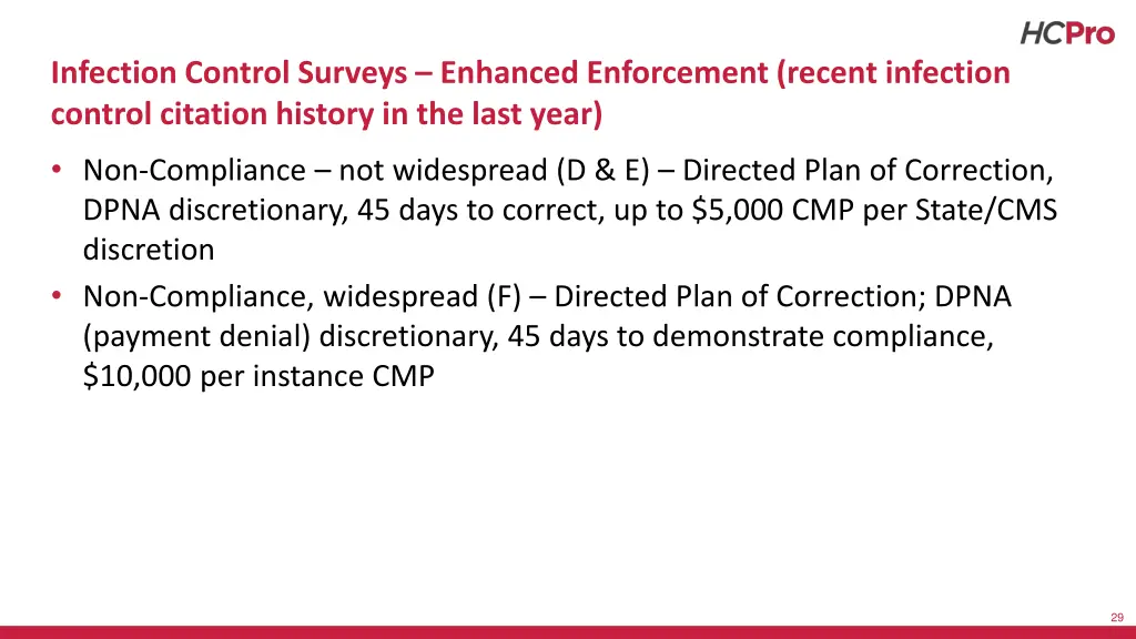 infection control surveys enhanced enforcement 1