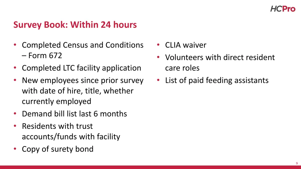 survey book within 24 hours