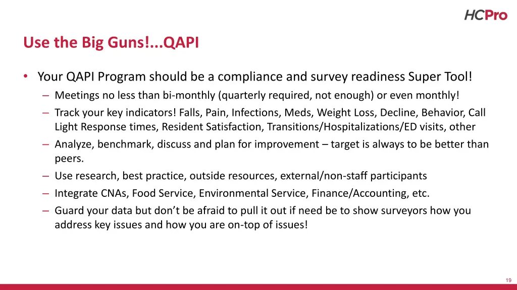 use the big guns qapi