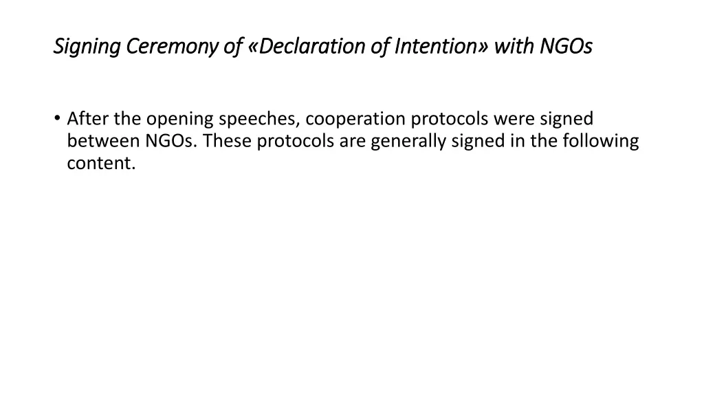 signing ceremony of signing ceremony