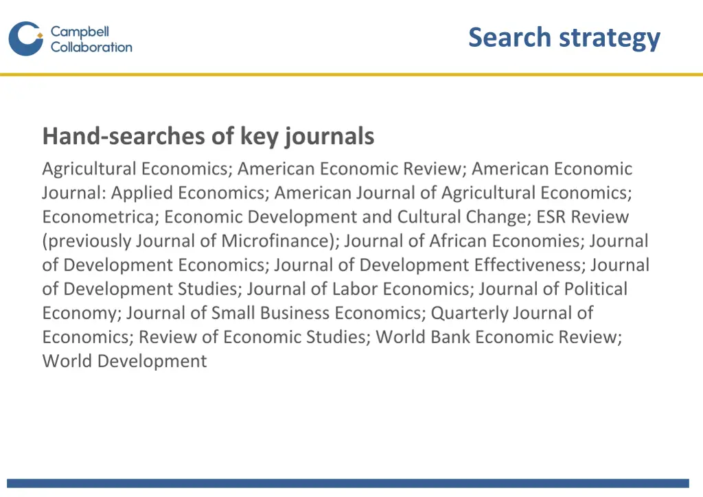 search strategy 2