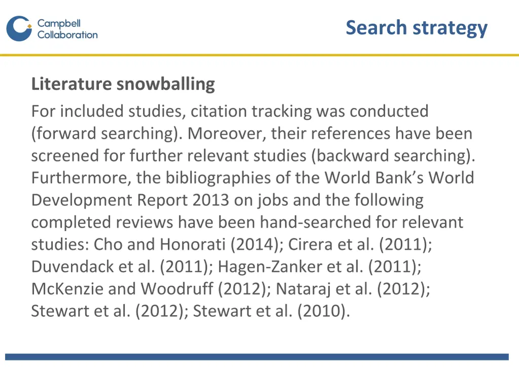 search strategy 3