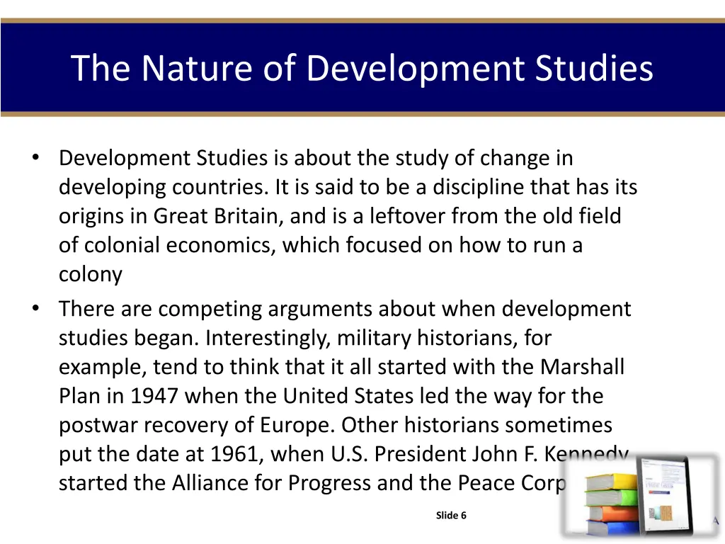 the nature of development studies