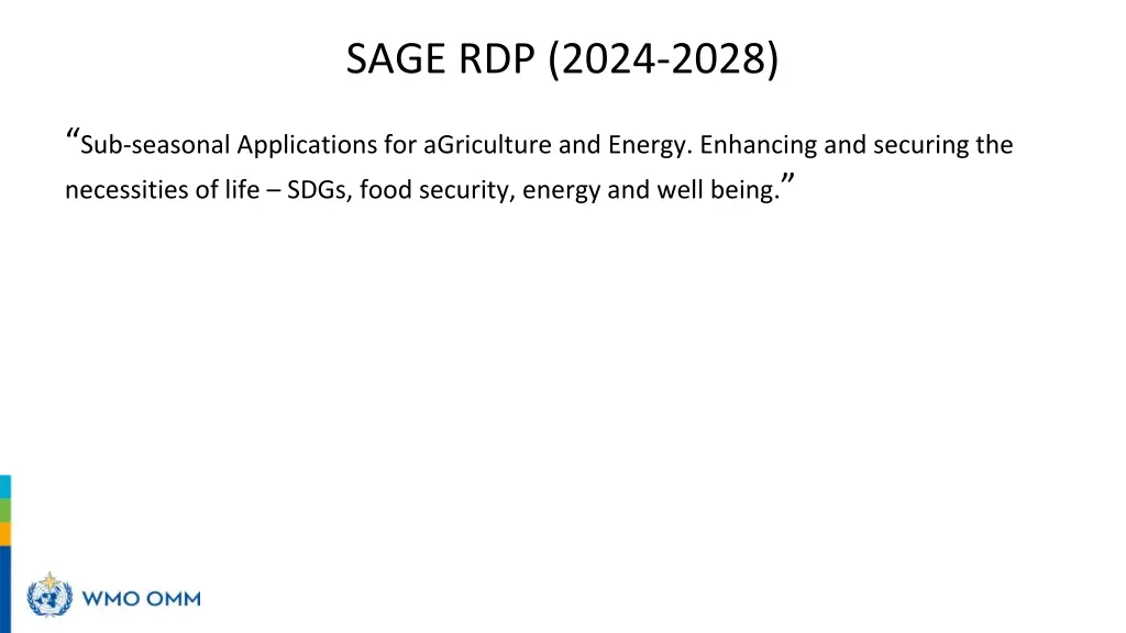 sage rdp 2024 2028