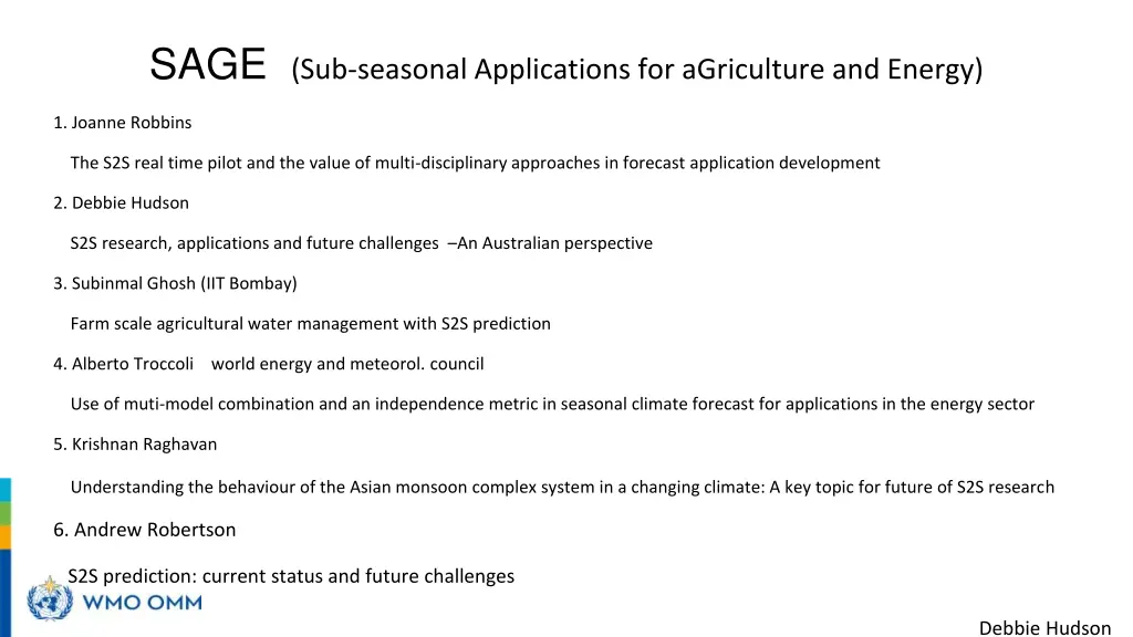 sage sub seasonal applications for agriculture