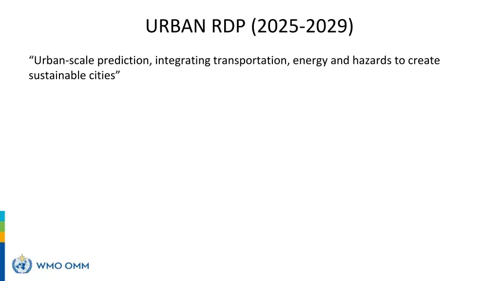 urban rdp 2025 2029