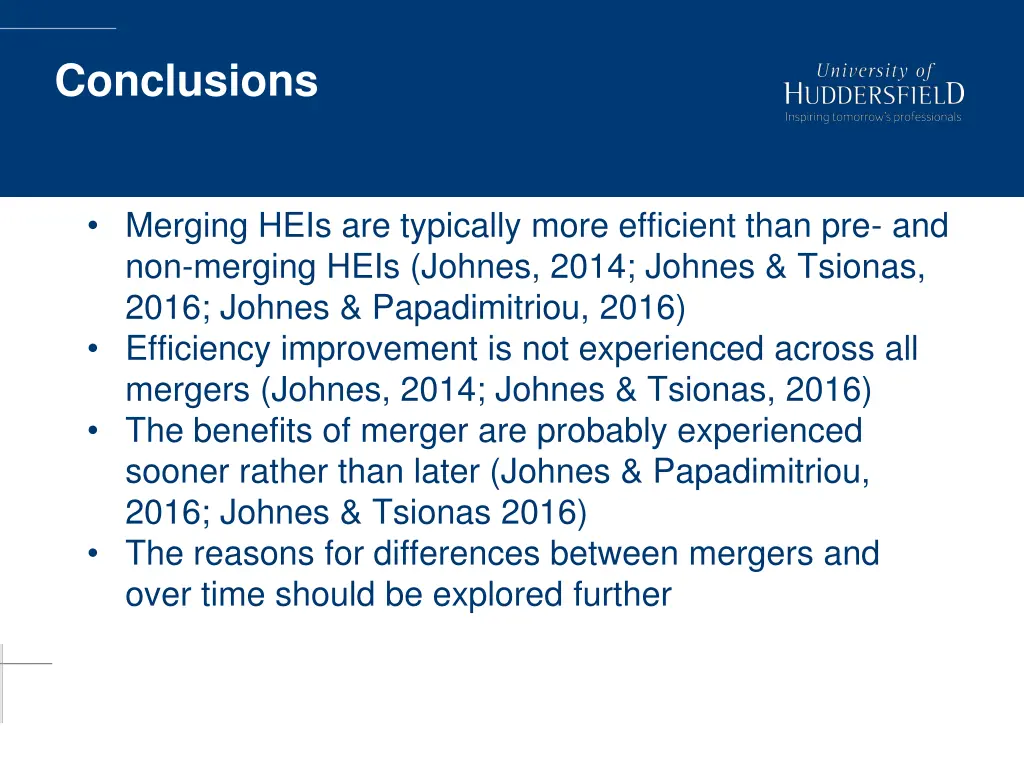 conclusions