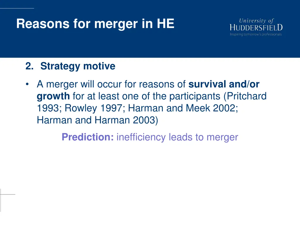 reasons for merger in he 1