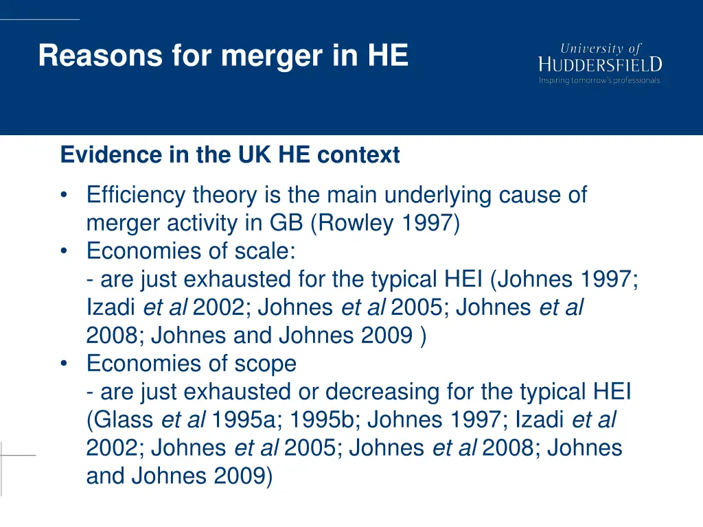 reasons for merger in he 3