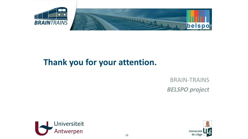 thank you for your attention