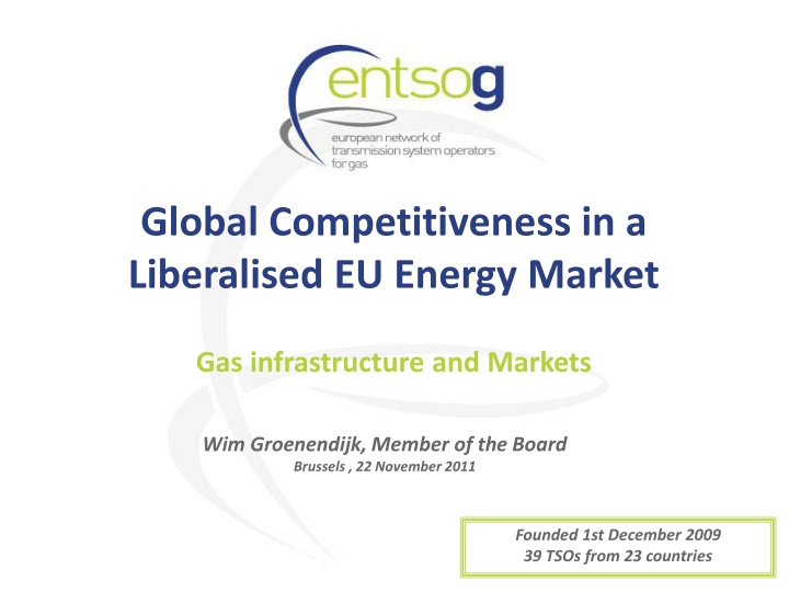 global competitiveness in a liberalised eu energy