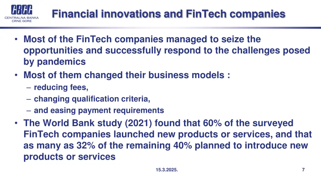 financial innovations and fintech companies 2