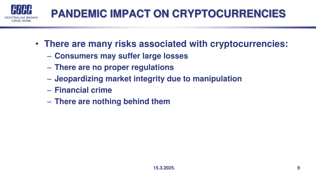 pandemic impact on cryptocurrencies 1