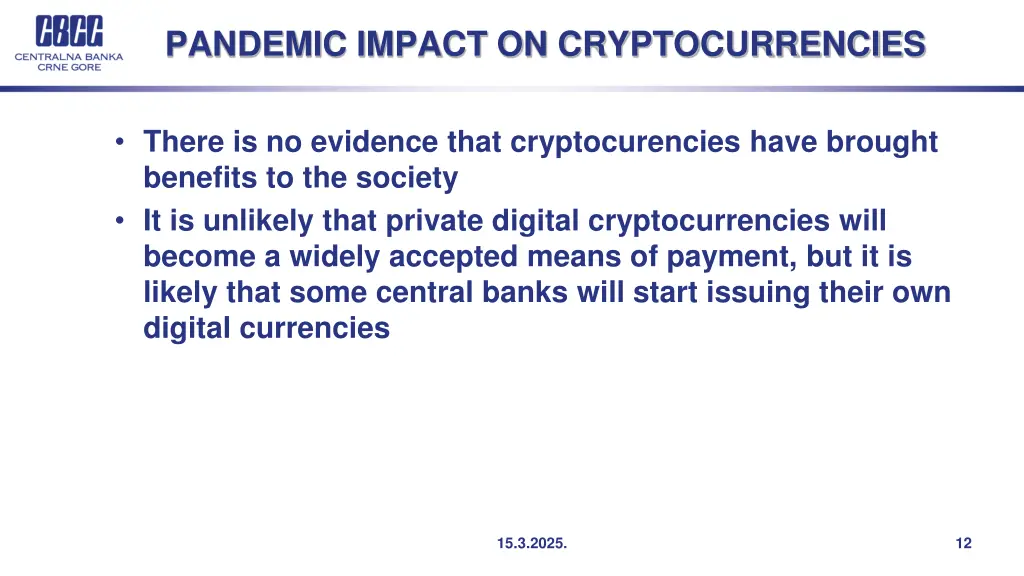 pandemic impact on cryptocurrencies 2