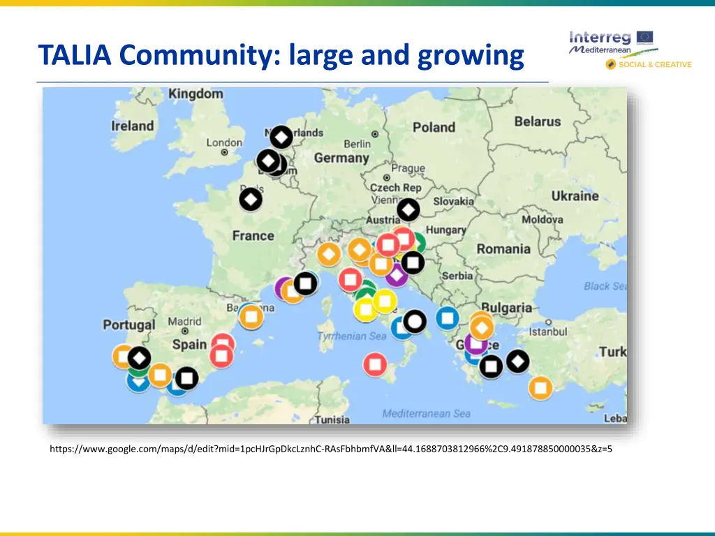 talia community large and growing