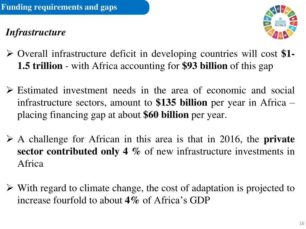 funding requirements and gaps 1