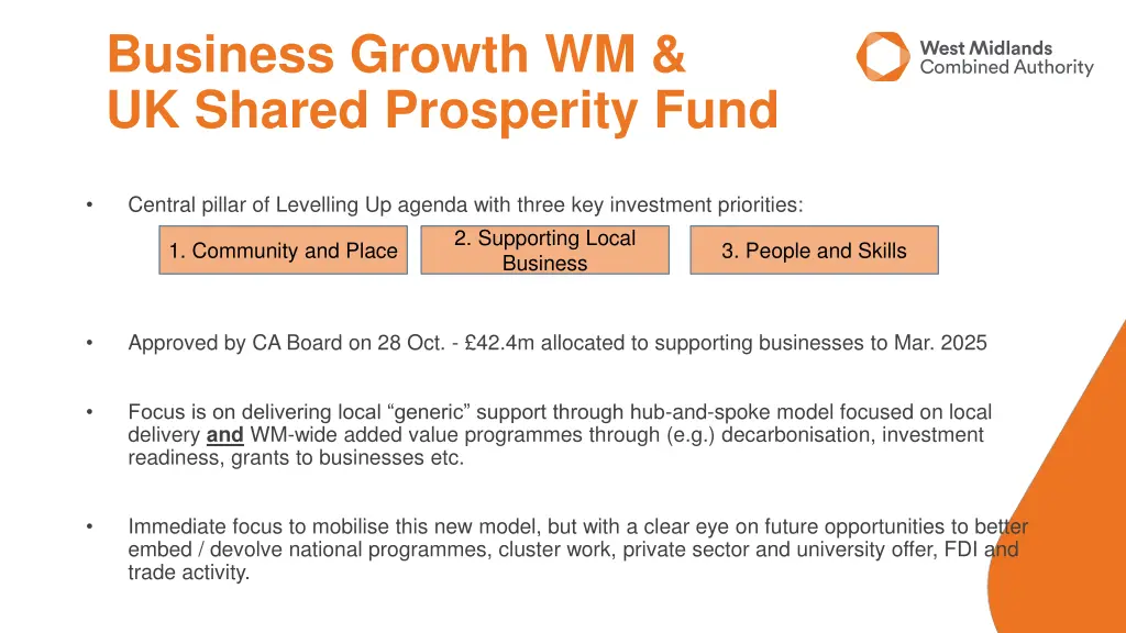 business growth wm uk shared prosperity fund