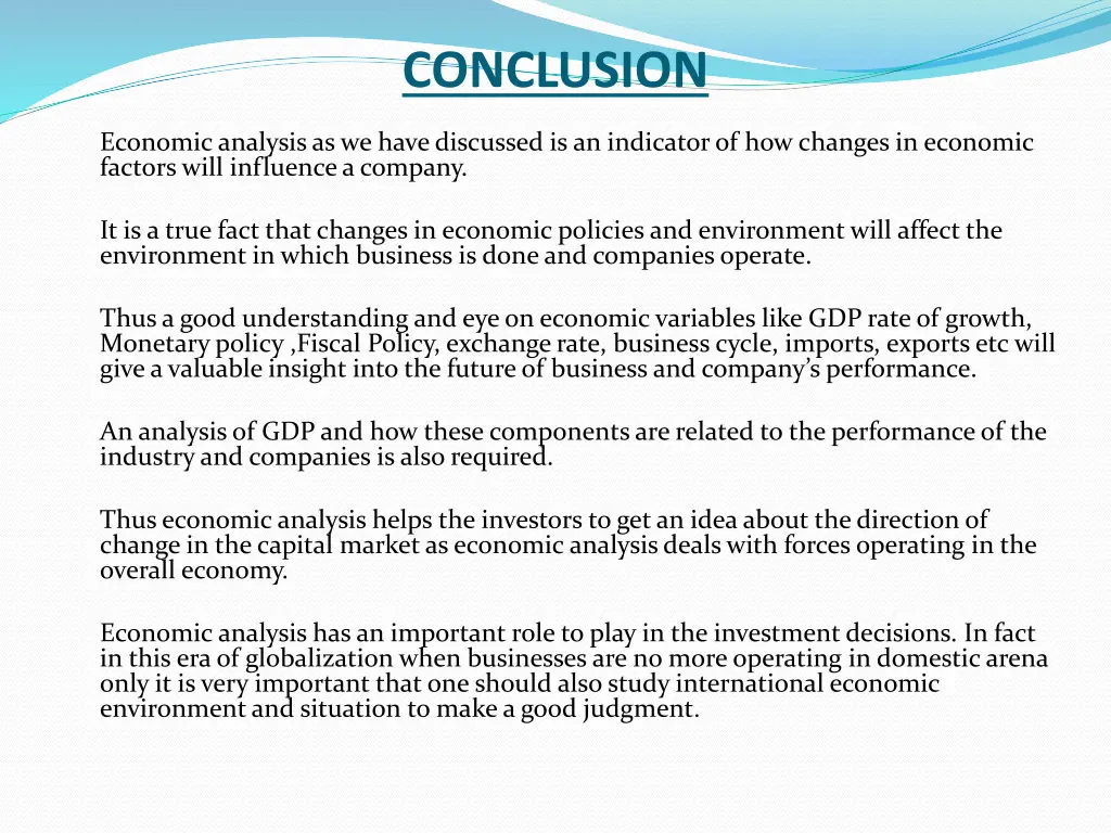 conclusion