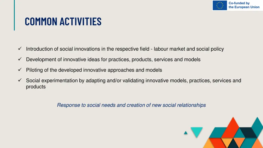 common activities