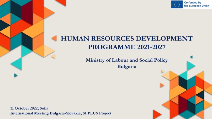 human resources development programme 2021 2027