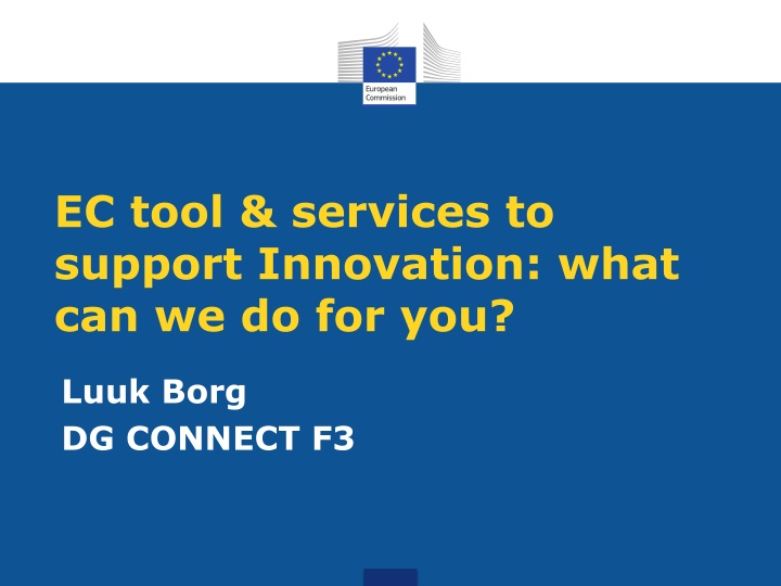 ec tool services to support innovation what