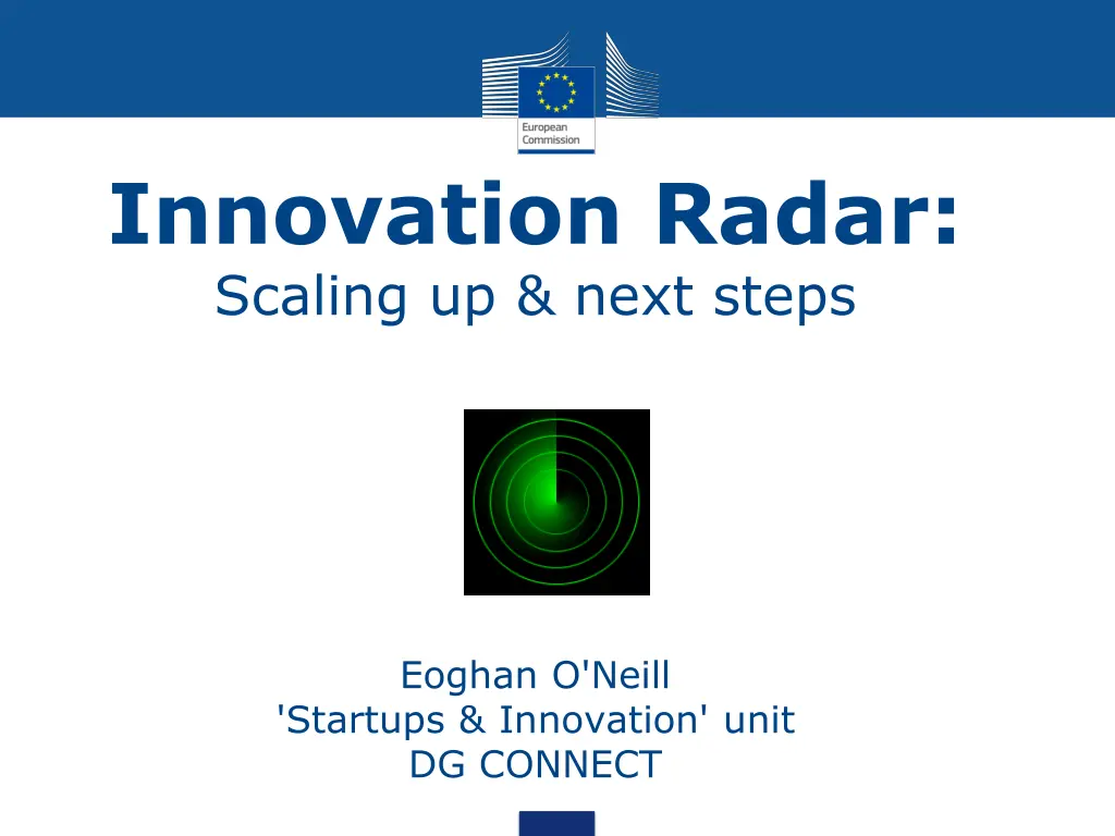 innovation radar scaling up next steps