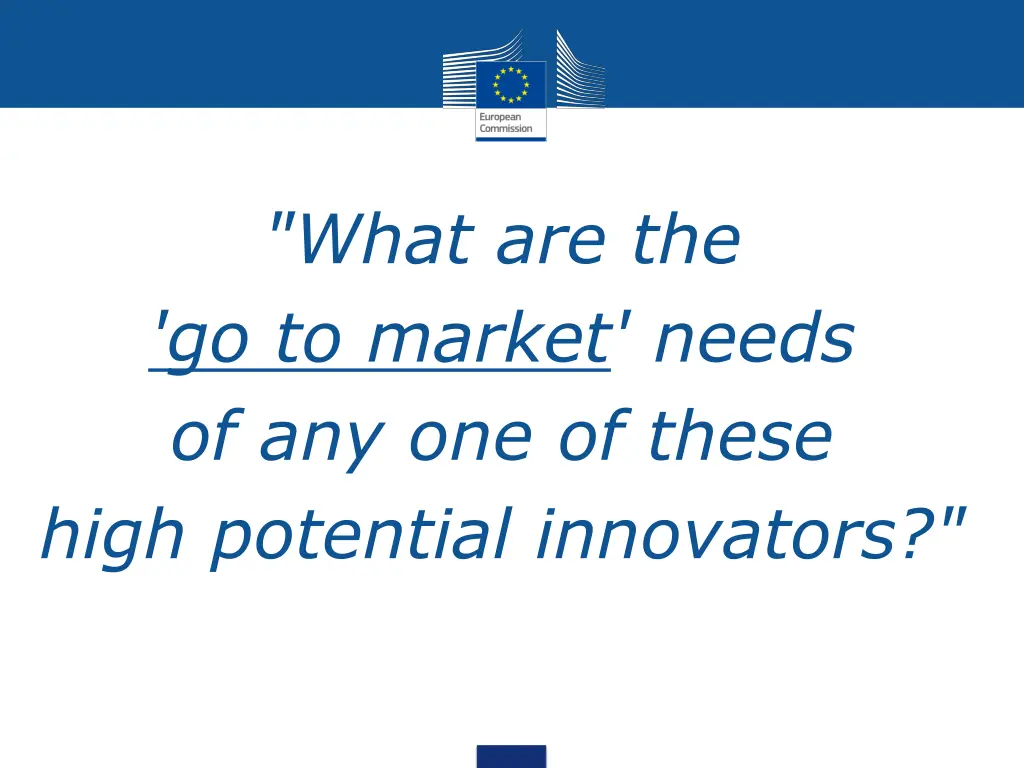 what are the go to market needs