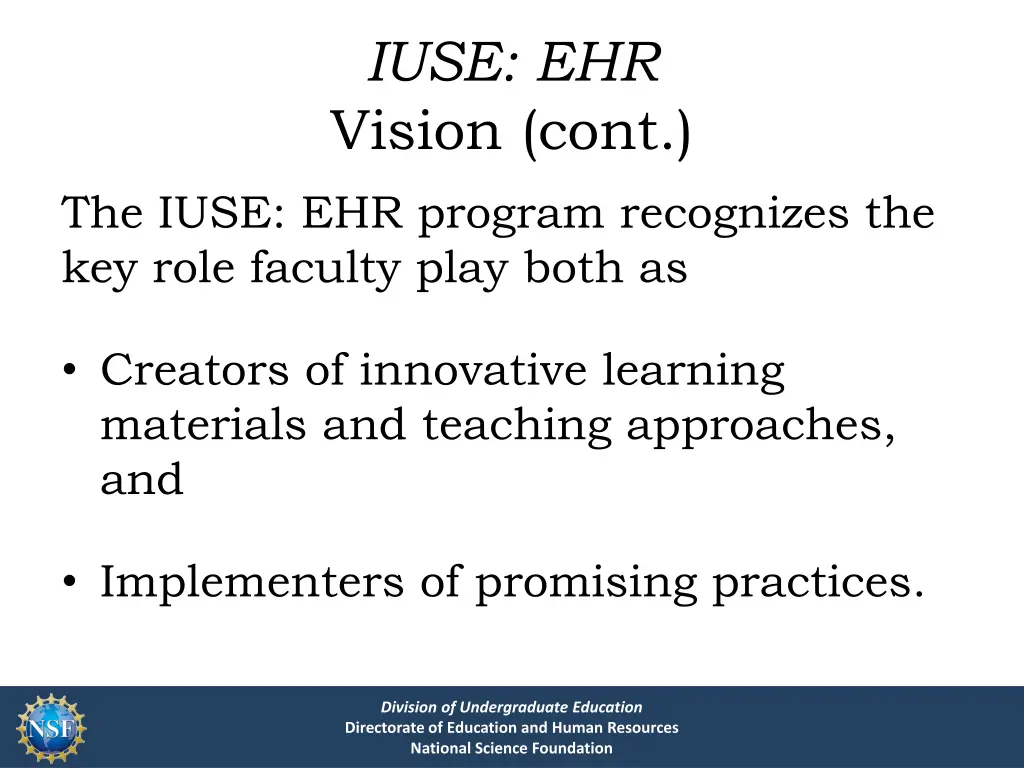 iuse ehr vision cont