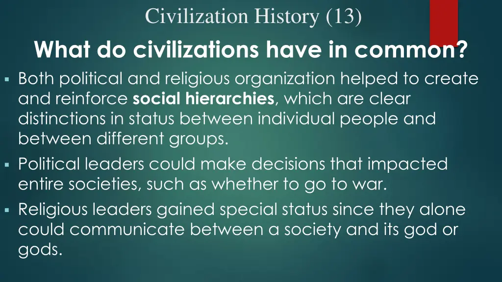 civilization history 13