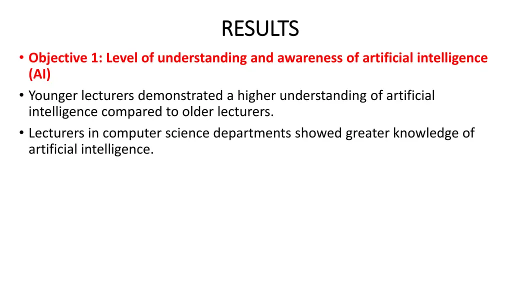 results results