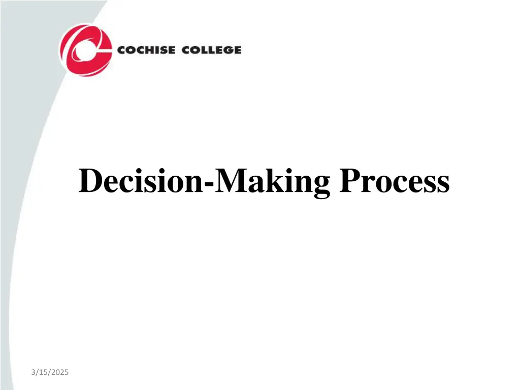 decision making process