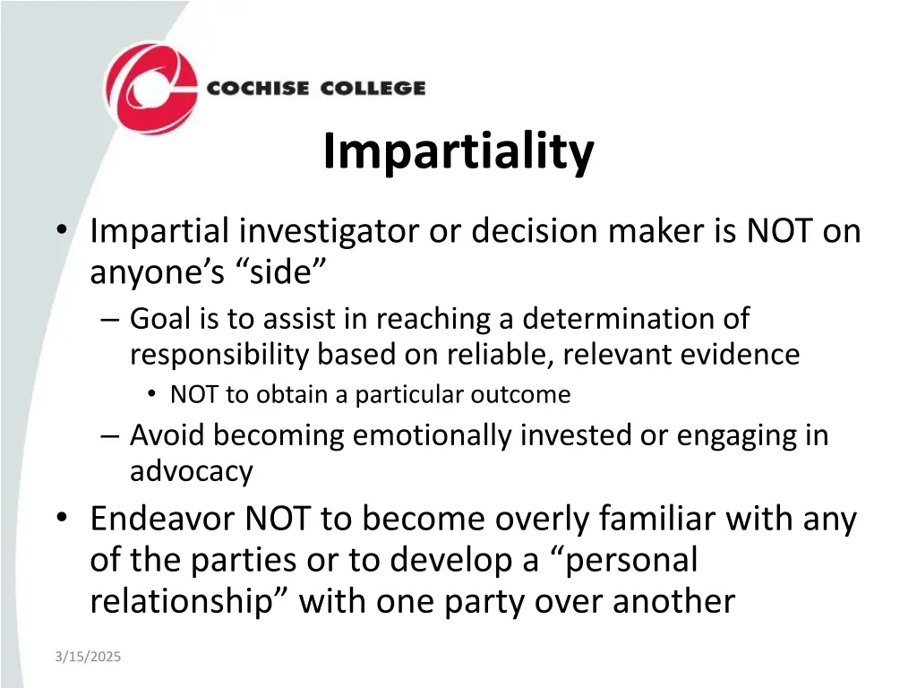 impartiality