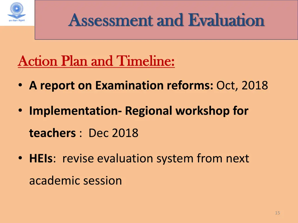 assessment and evaluation assessment 1