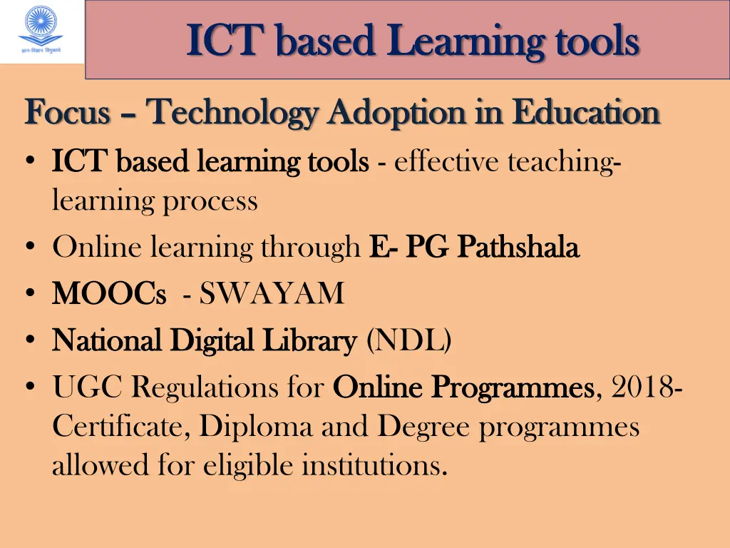 ict based learning tools ict based learning tools