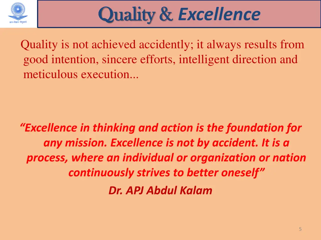 quality quality excellence