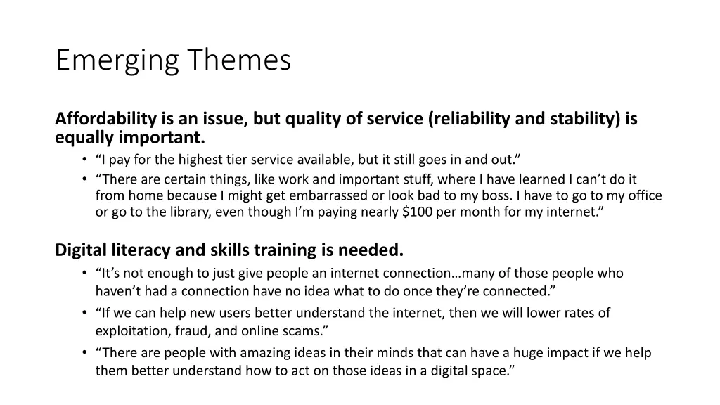 emerging themes 1