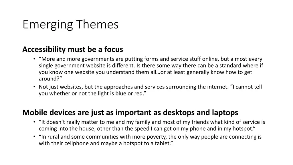 emerging themes 2